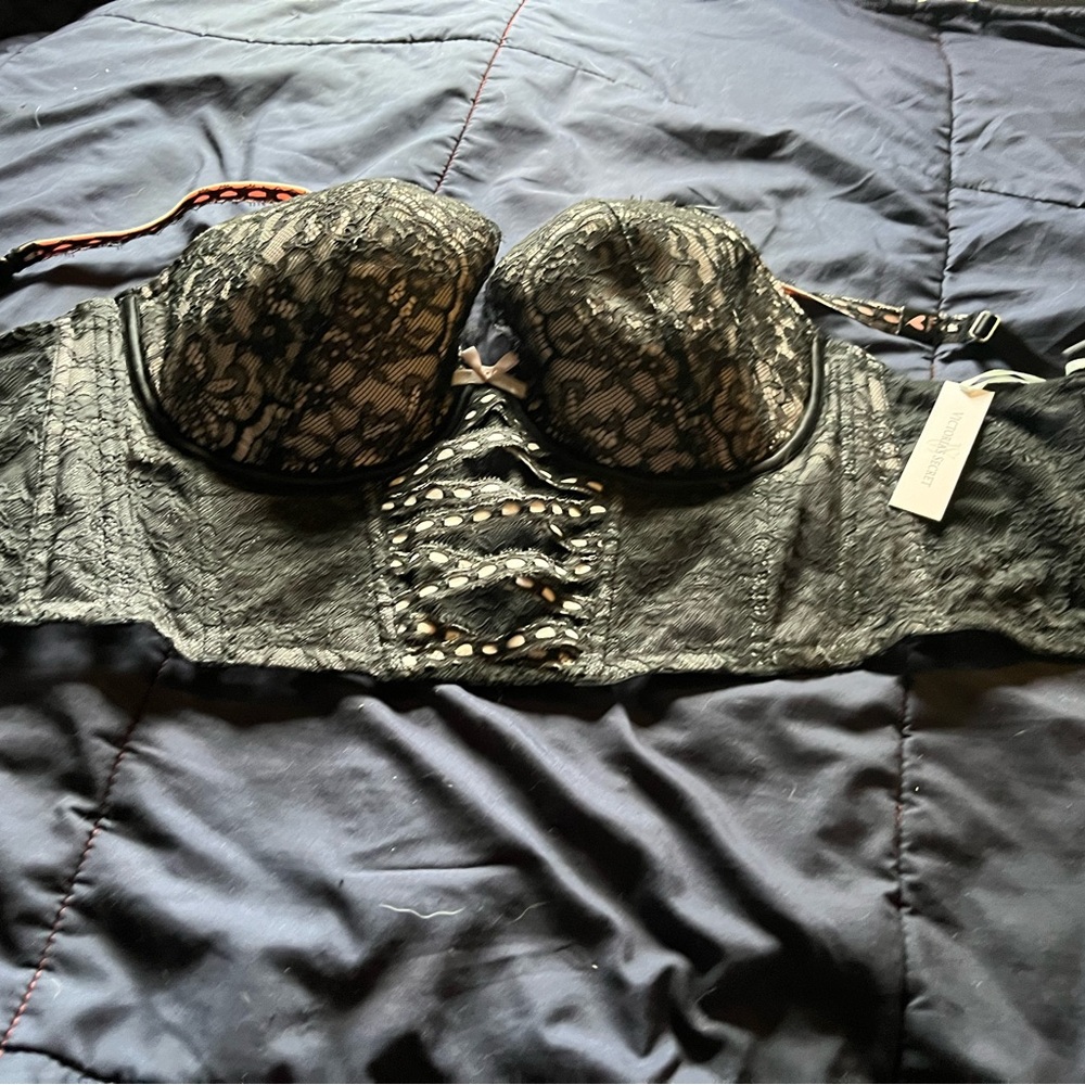 Lace Black Bustier